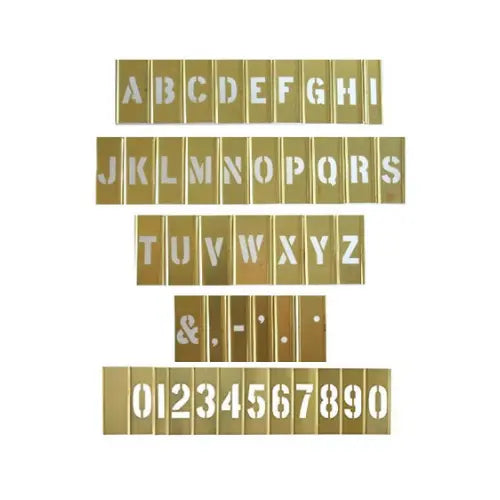 Letter Stencil A-Z - Kazim Mart