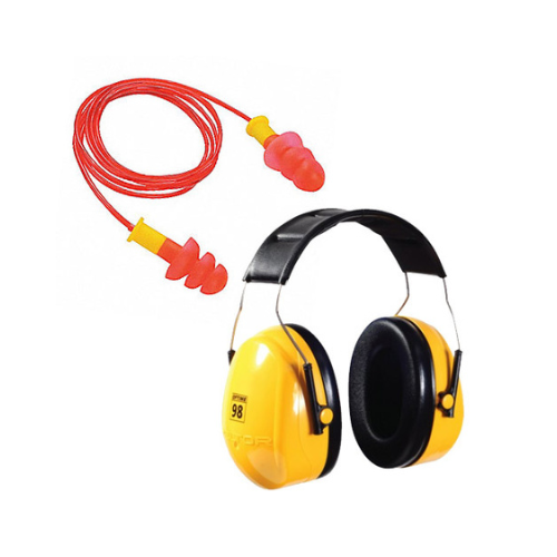 Ear Muff & Ear Plug with Cord - Kazim Mart